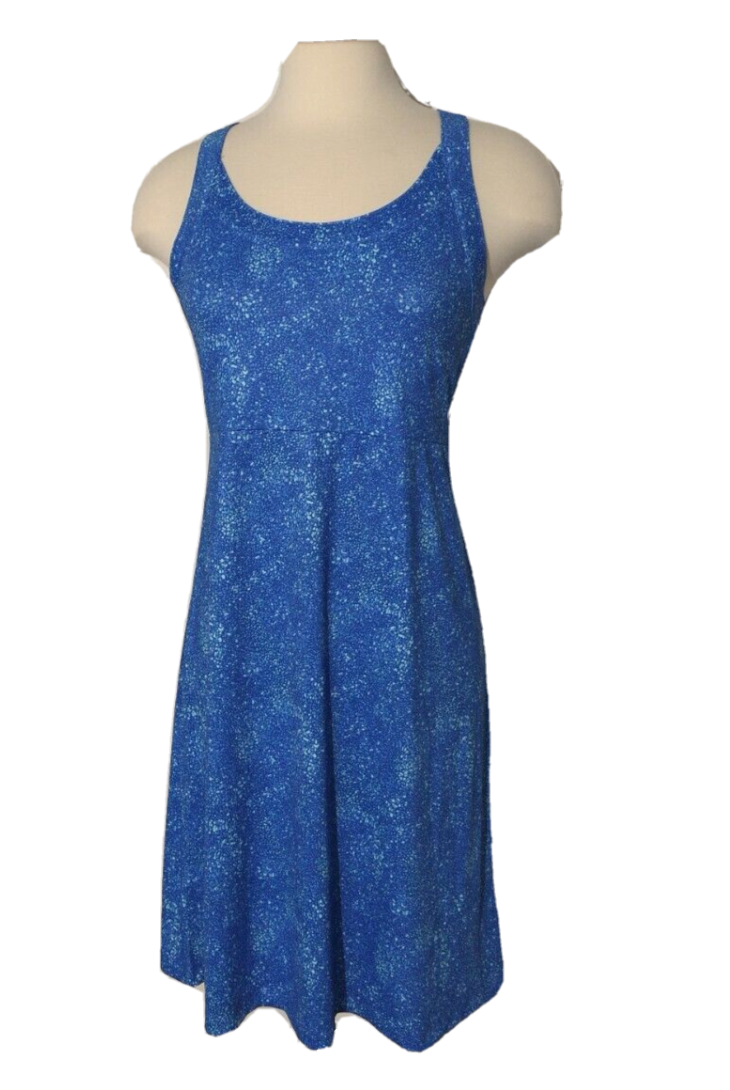 Columbia Blue Printed Sleeveless Cold Bay Dress – famousbrandstrading
