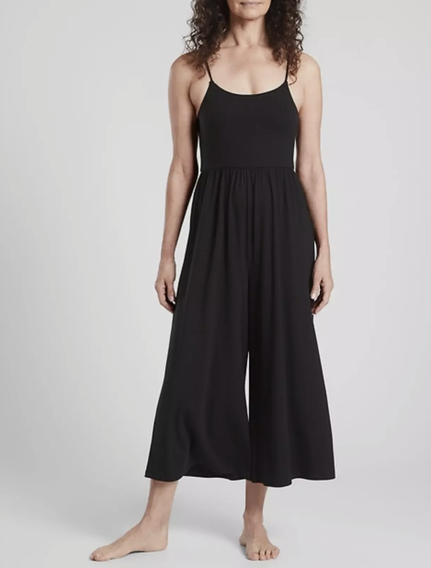 Athleta Black Nighttime Bliss Sleep Romper – famousbrandstrading